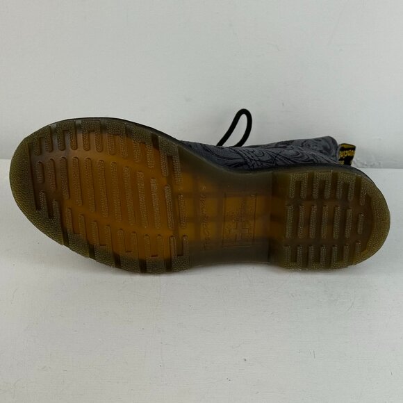 Women's size 6 - Dr Martens 1460 Pascal Lace up Boot Black/Gray Marble boots - Picture 6 of 7